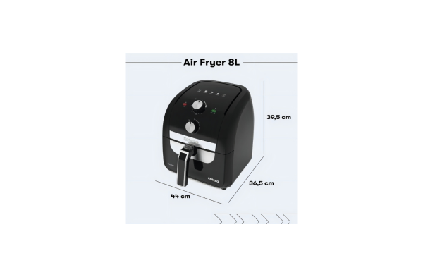 Fritadeira Elétrica Air Fryer 8l Itatiaia - Image 2