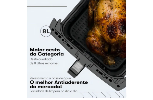 Fritadeira Elétrica Air Fryer 8L | Itatiaia - Image 3
