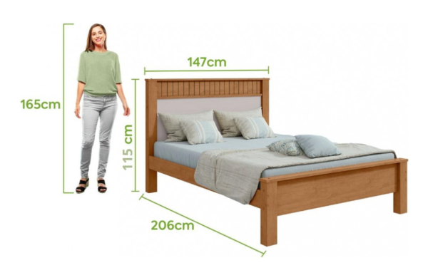 CAMA CASAL 1,40 ATHENAS | LOPAS - Image 3