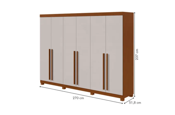 Guarda-Roupa 06 Portas BERTHA | LOPAS - Image 4